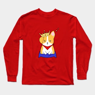 Cinnamon the Corgi - Royal Pupper Long Sleeve T-Shirt